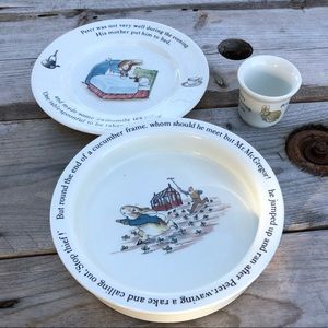 Wedgewood Peter Rabbit Easter Set Porridge Bowl